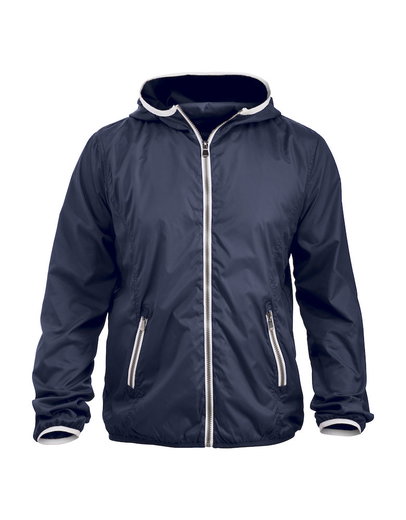 Clique Übergangsjacke Hardy (moderne Windbreaker mit Kapuze) dunkelblau Herren